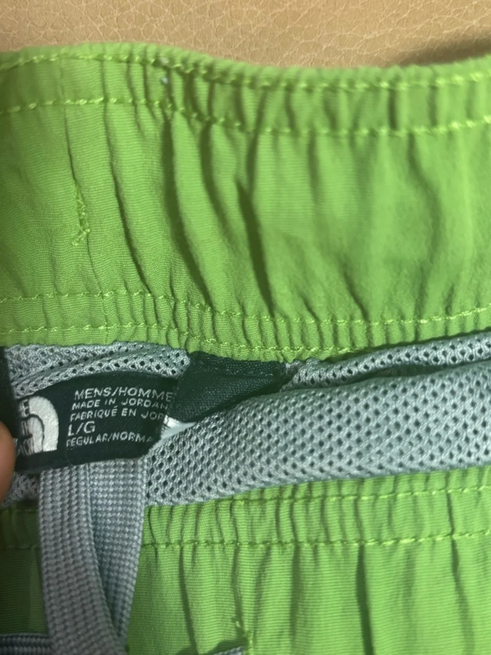 The North Face Men’s Bright Green Swim Trunks flashdry 7inch inseam